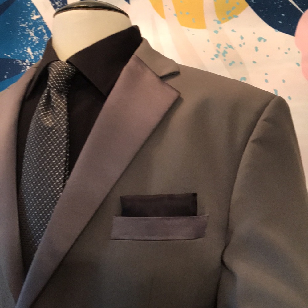 Lucci Gray Tuxedo Coat - image 8
